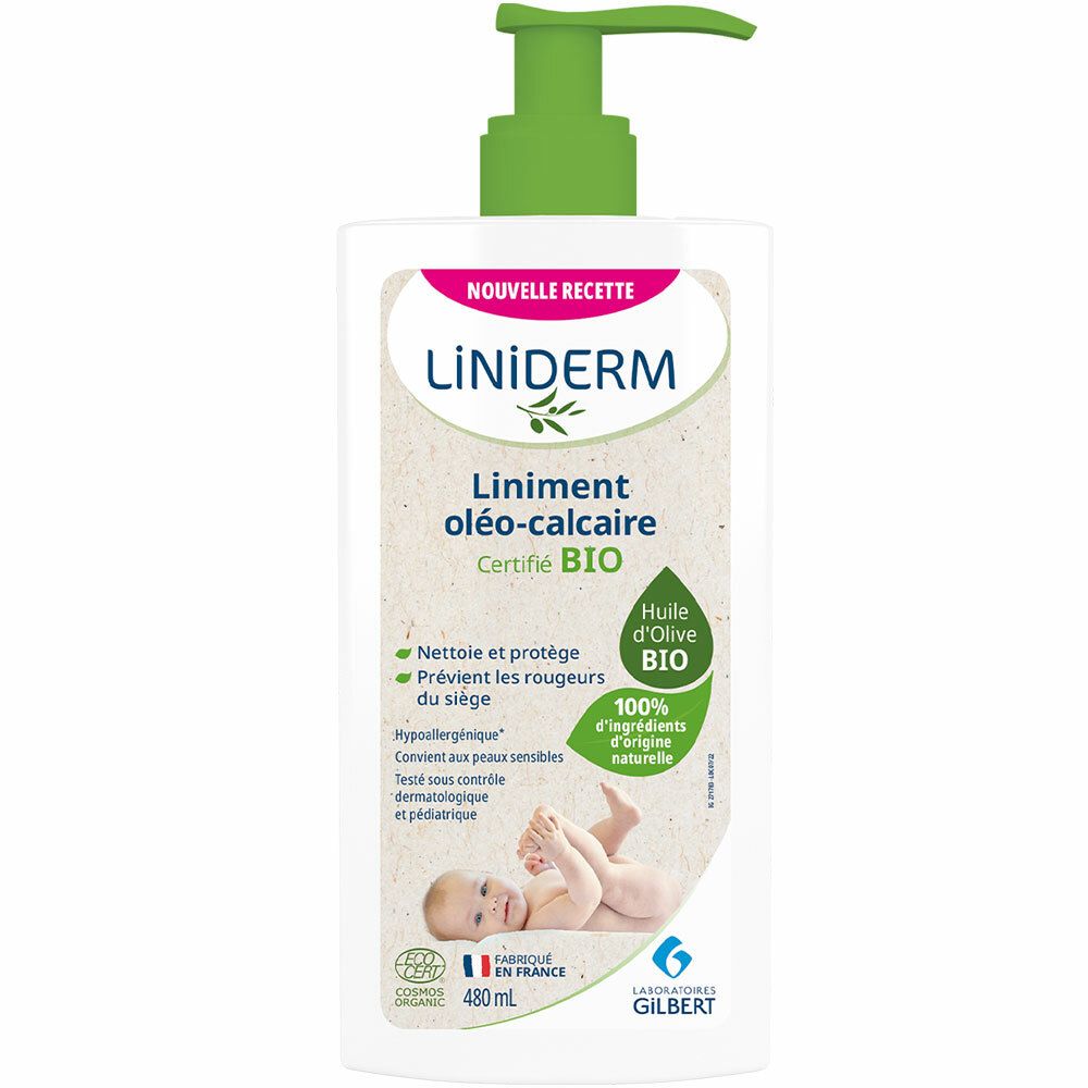 LiNiDERM - Liniment Oléo-Calcaire Bio 480ml
