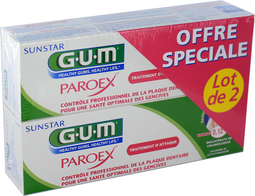G.U.M - Paroex Toothpaste Gel 2 X 75ml