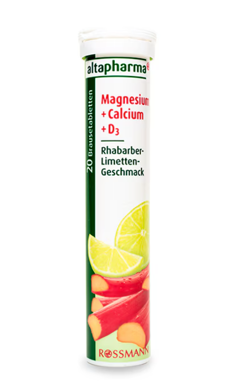 Altapharma - Magnesium + Calcium +D3 20 pcs