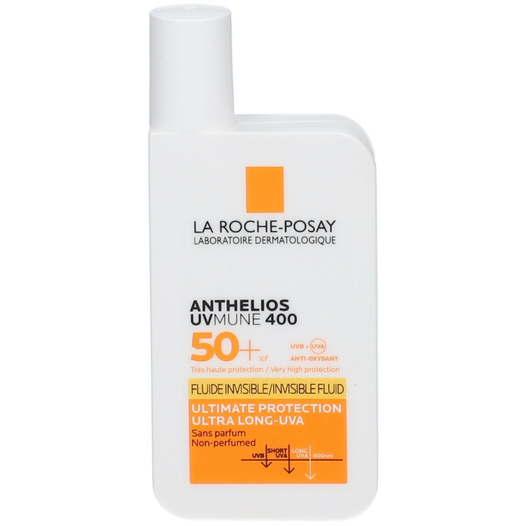 La roche posay - Anthelios UVMUNE 400 Spf50+ creme solaire fluide invisible 50ml 