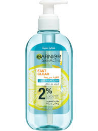 GARNIER- Gel nettoyant fast clear 200ml 