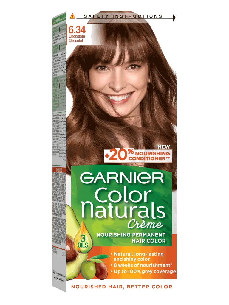 GARNIER - Colorants cheveux/chocolat  