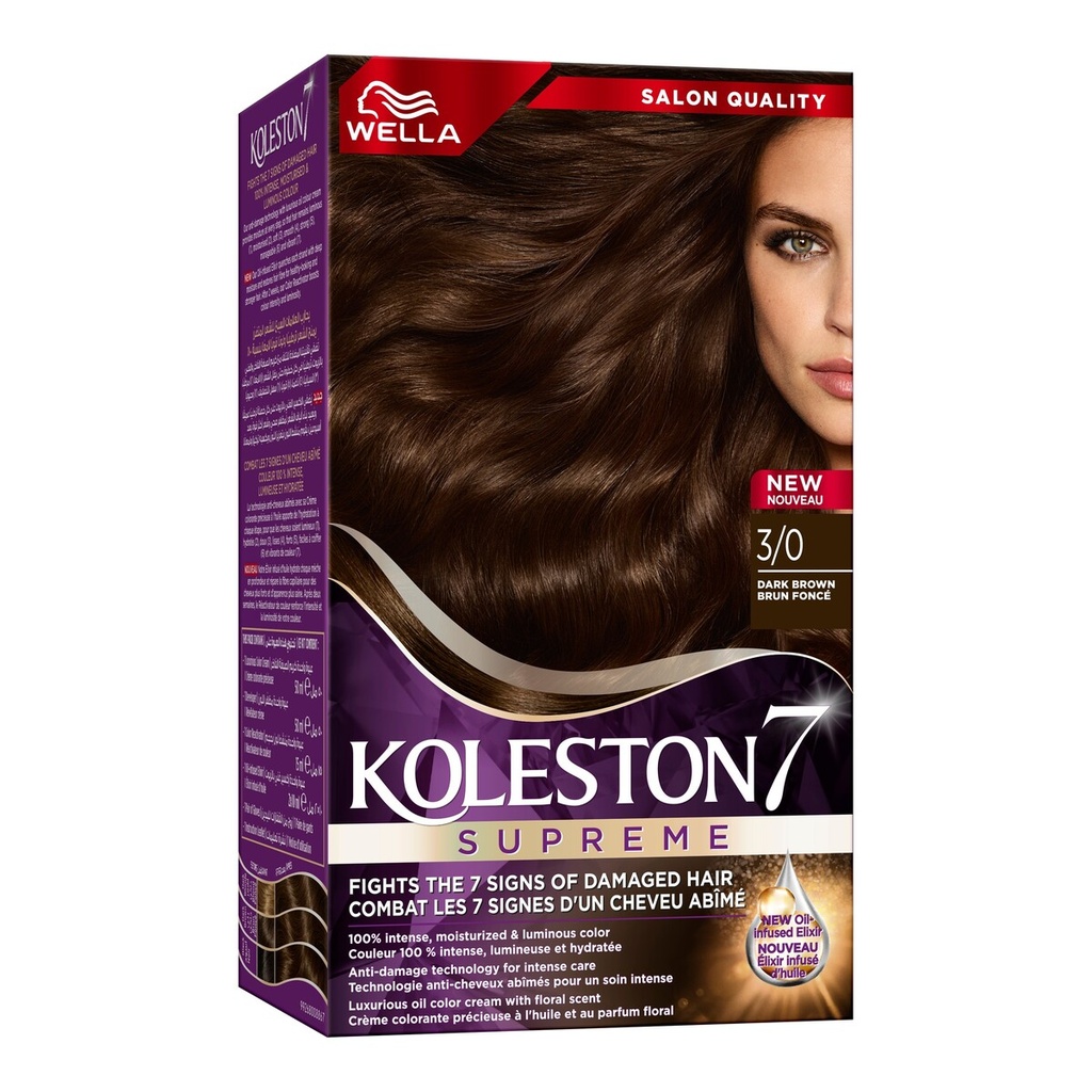 KOLESTON - Colorants Cheveux 3/0   