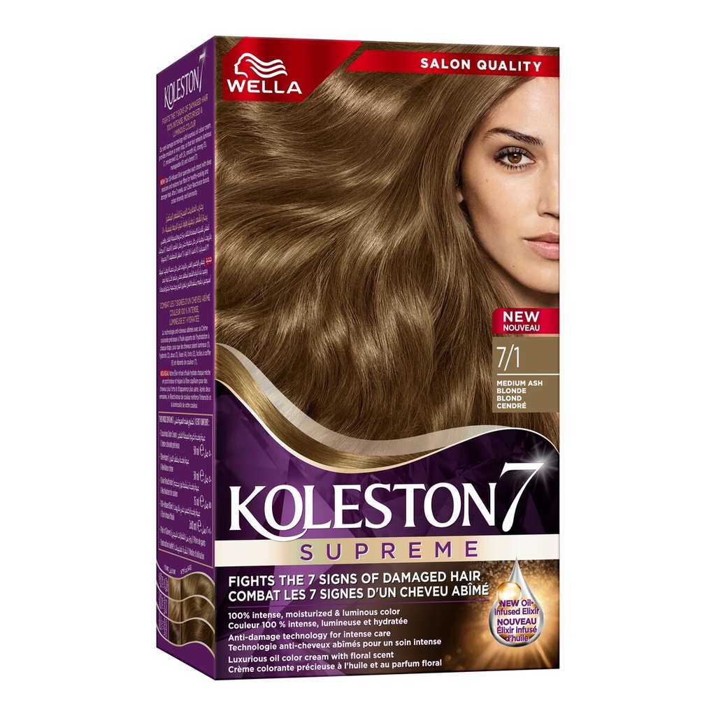 KOLESTON - Colorants Cheveux 7/1