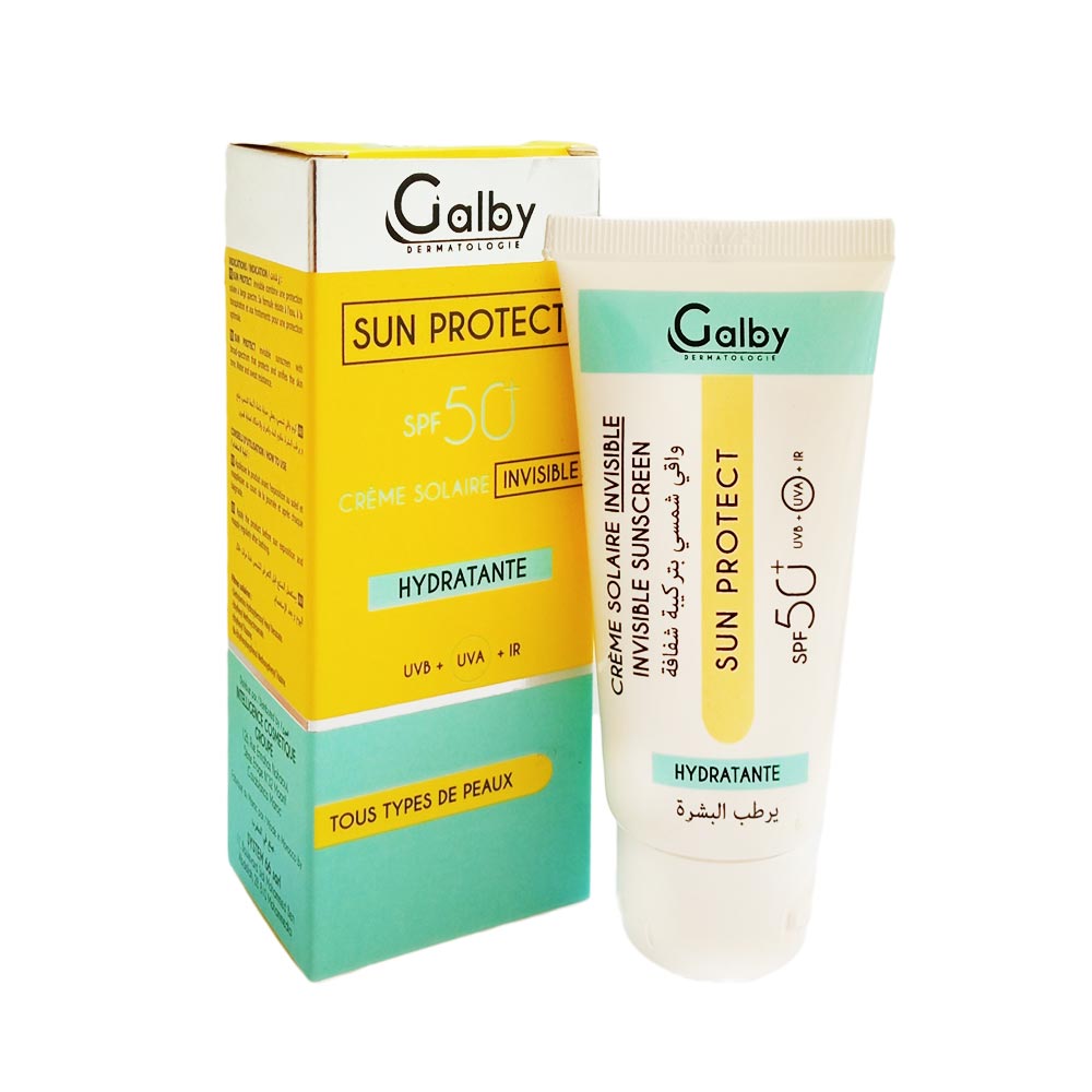 Galby - Crème solaire invisible hydratante 50ml