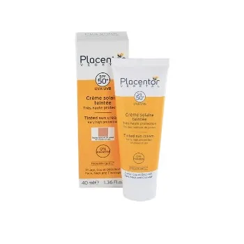 PLACENTOR VEGETAL Crme Solaire Teinte SPF 50+, 40ml
