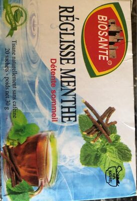BIOSANTE - Réglisse menthe 20 sachets