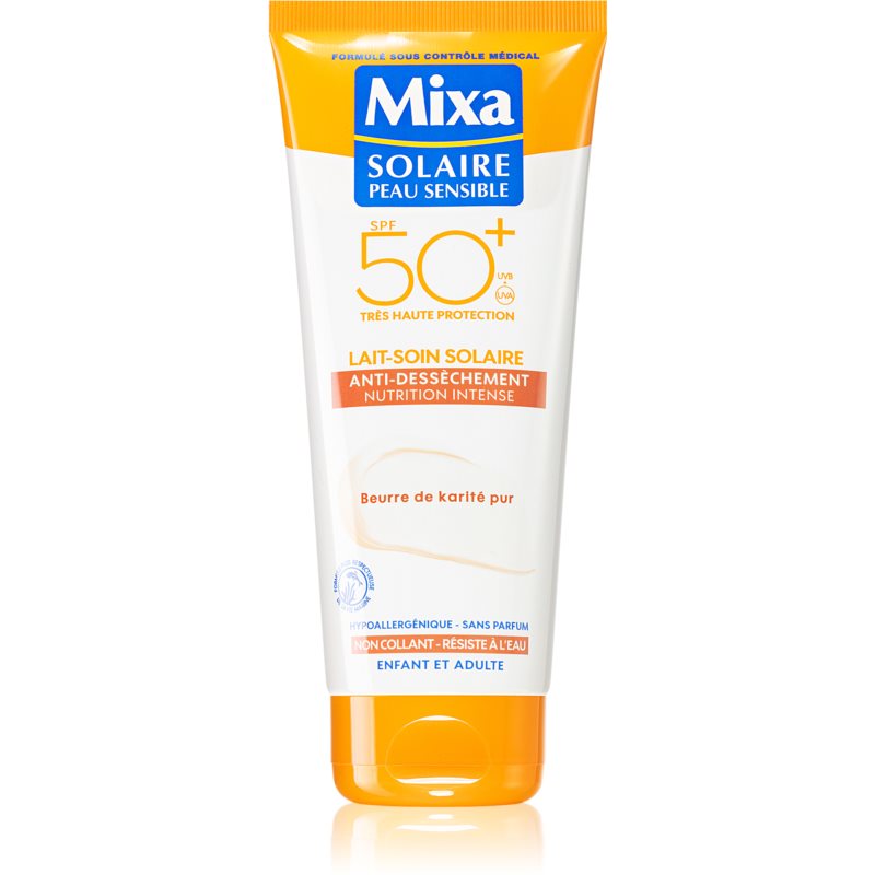 Mixa - Lait soin solaire peaux sensibles séches 200ml