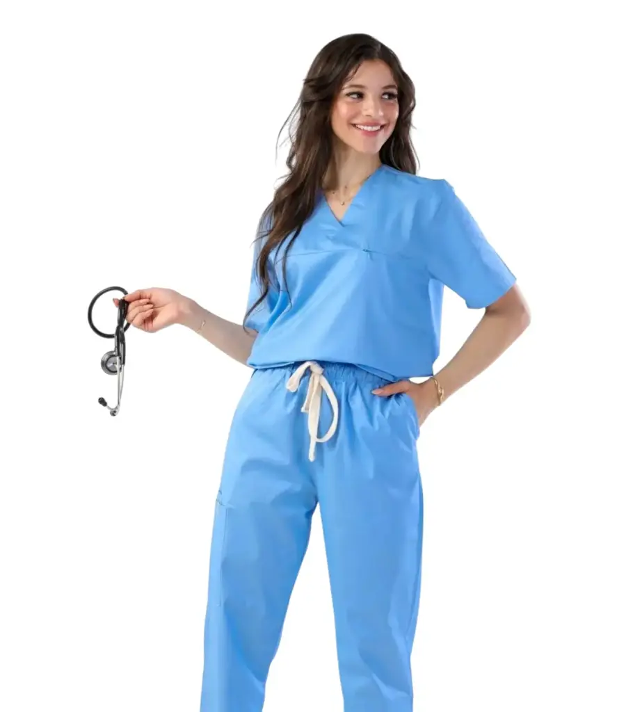 Pyjama Médical Bleu barbeau