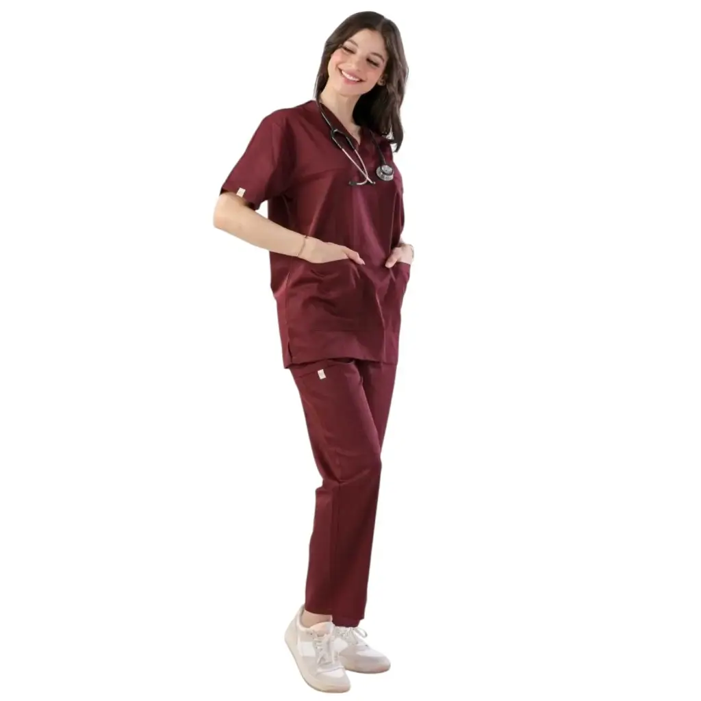 Pyjama Médical Grenat