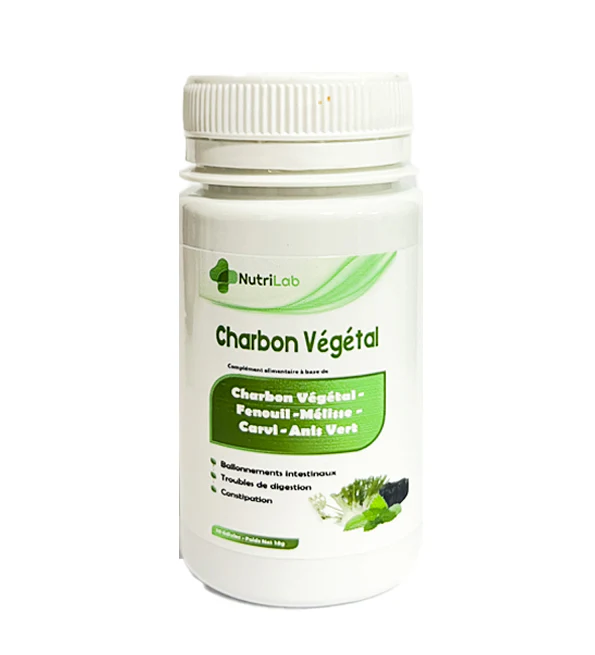 NutriLab - Charbon végétal 30 gélules