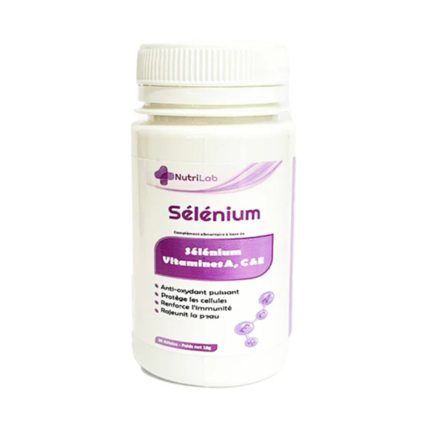 NutriLab - Sélénium vitamines A.C-E 60 gélules