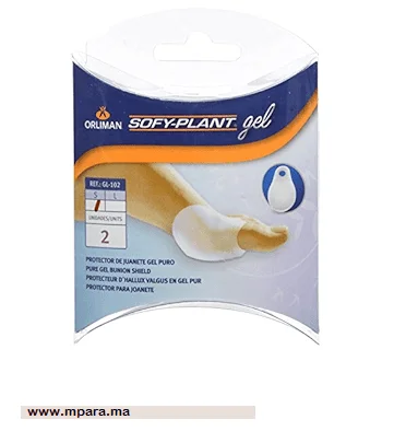 ORLIMAN - Protecteur d'hallux valgus en gel pur