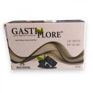 Ena Pharm - Gasti flore charbon végétal activé 30 gélules