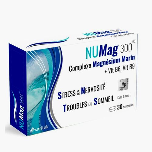 NutriLair - Numag 300 Complexe Magnésium marin 30 comprimés