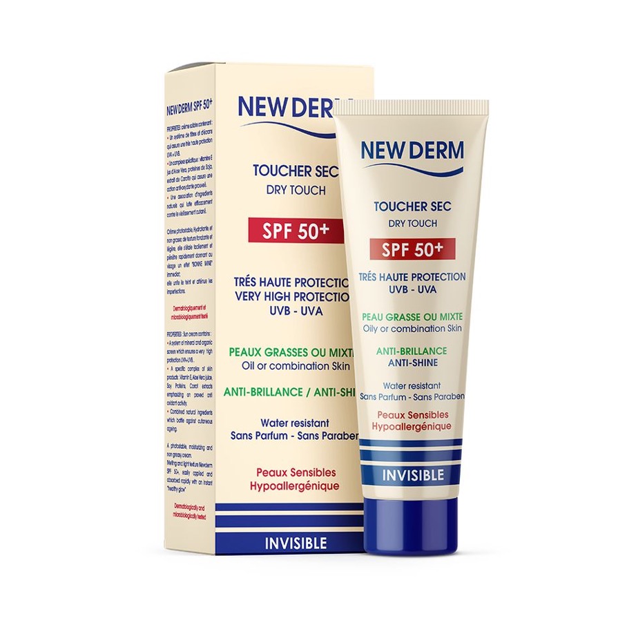 NEW DERM - Ecran SPF 50 invisible 50ml