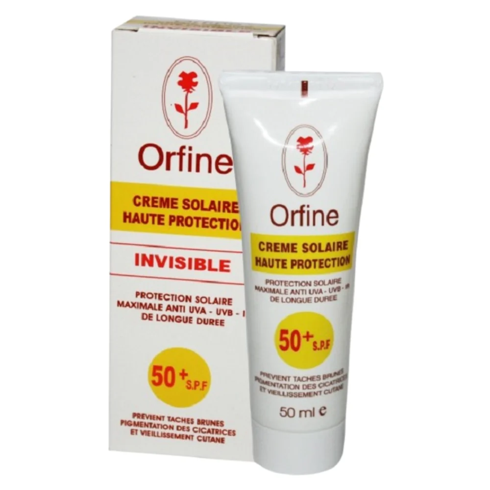 ORFINE - Crème solaire invisible spf 50 - 50ml