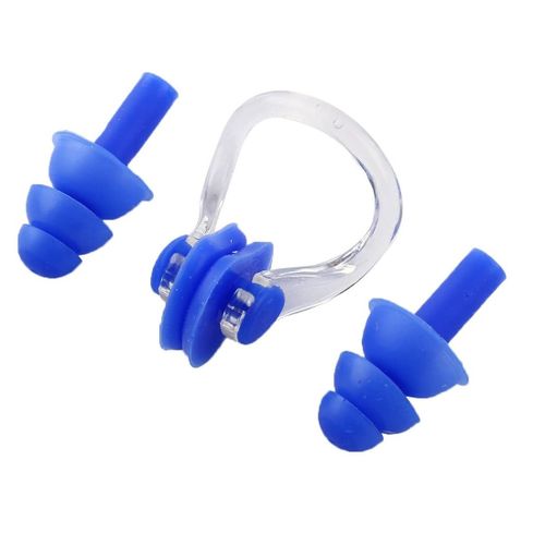 ARYCA - Ensemble pince nez et bouchons d'oreilles NC2-BE BLEU