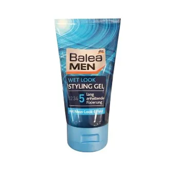Gel coiffant effet mouillé Balea MEN, tube de 150 ml 