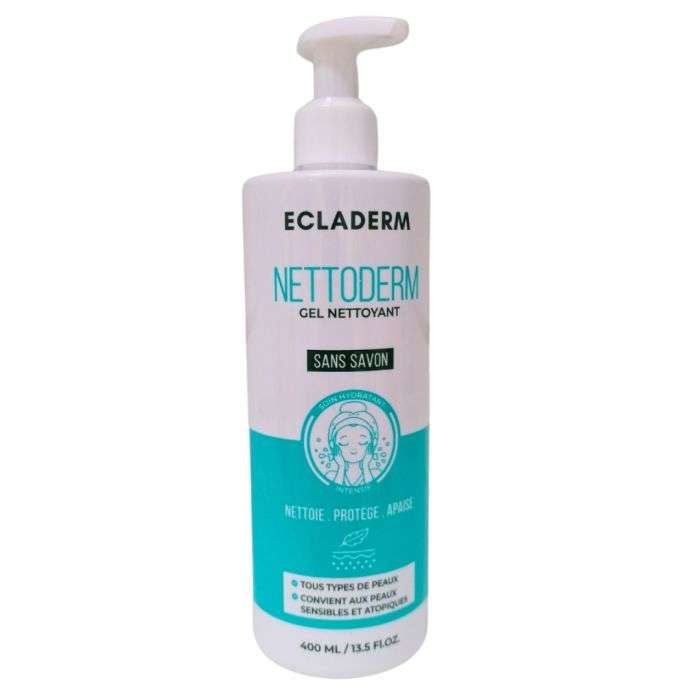 ECLADERM - Gel Nettoyant Nettoderm 400ml