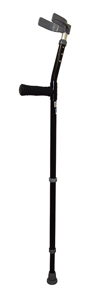 Canne Anglaise double réglage noir