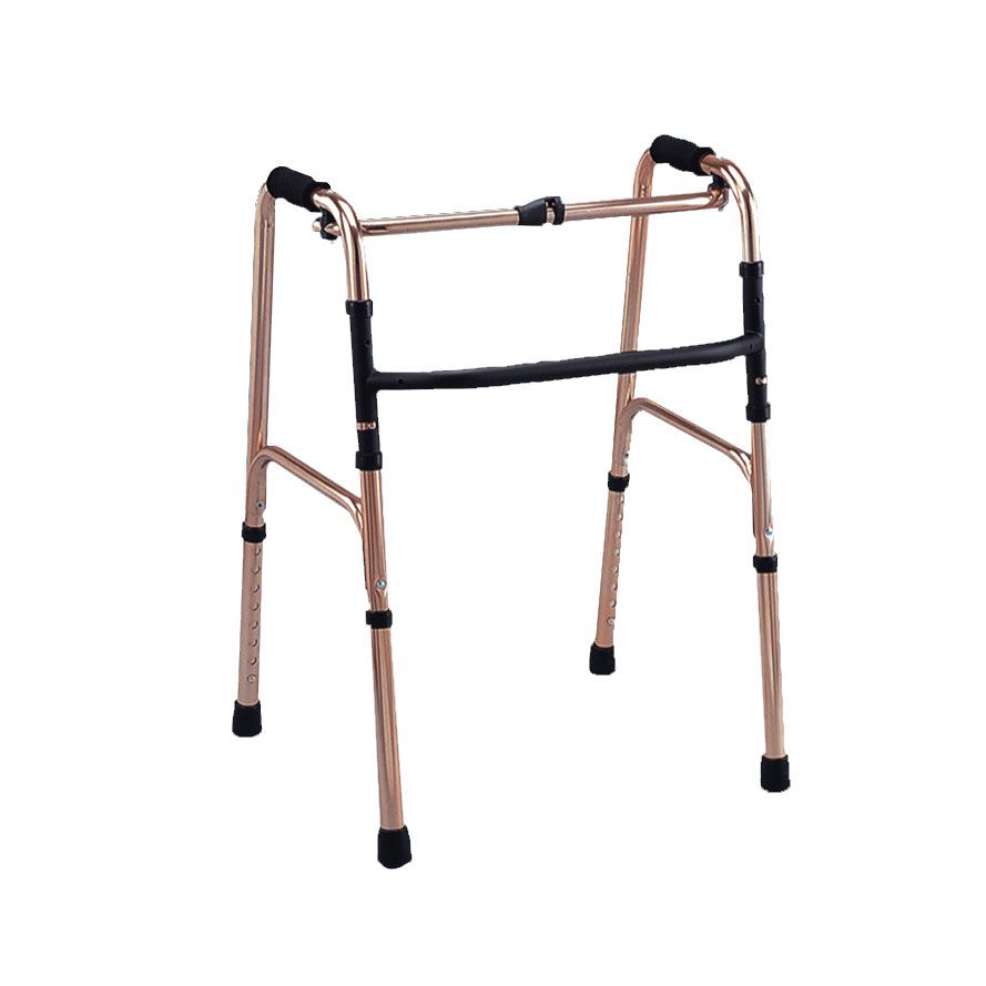 Déambulateur pliable chrômé articulé