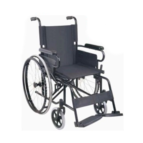Fauteuil roulant en acier 