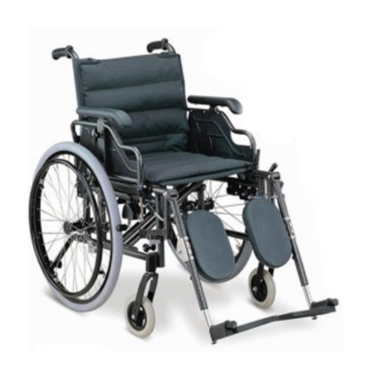 Fauteuil roulant avec soulève jambe en aluminium  