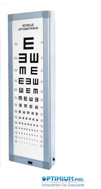 [OP-E5] Optimium - Echelle optométrique lumineuse OP-E5