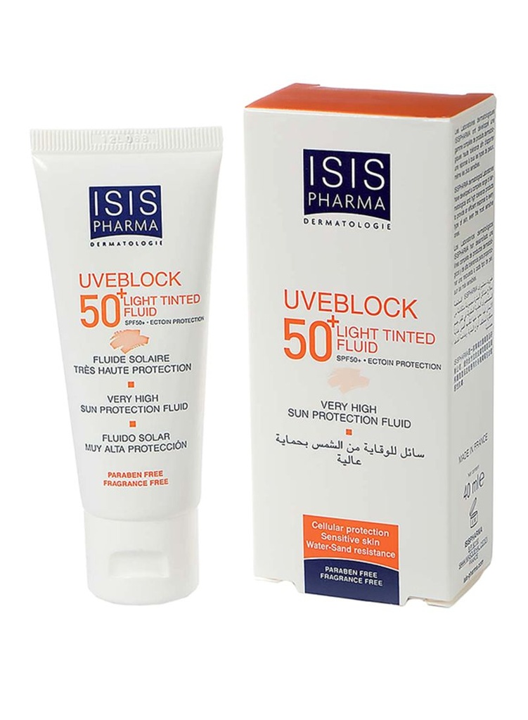 ISISPHARMA - Uveblock teinte Spf50 + Neotone gel 40ml
