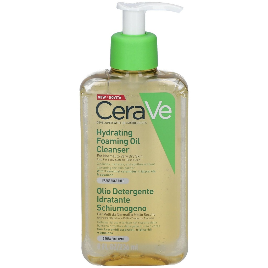 CeraVe - Huile lavante moussante hydratante - 236ml