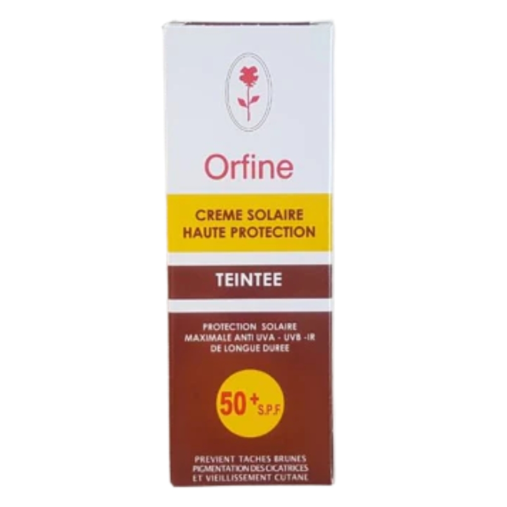 ORFINE - Creme solaire teintee spf 50 - 50ml