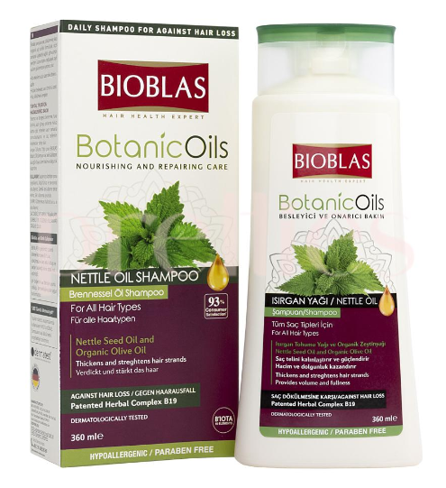 
BIOBLAS - Shampooing à l'huile d'ortie 360 ml
