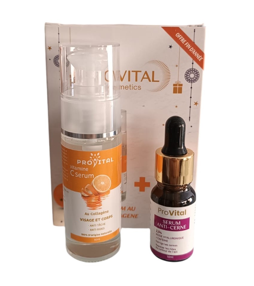 Pro Vital - Sérum au collagène+Serum anti cerne