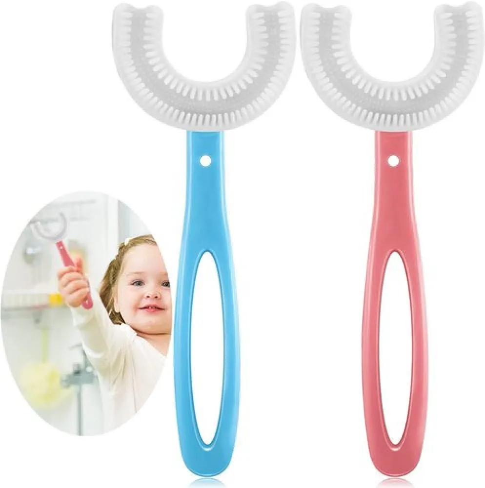 Brosse à dents en forme de U enveloppée