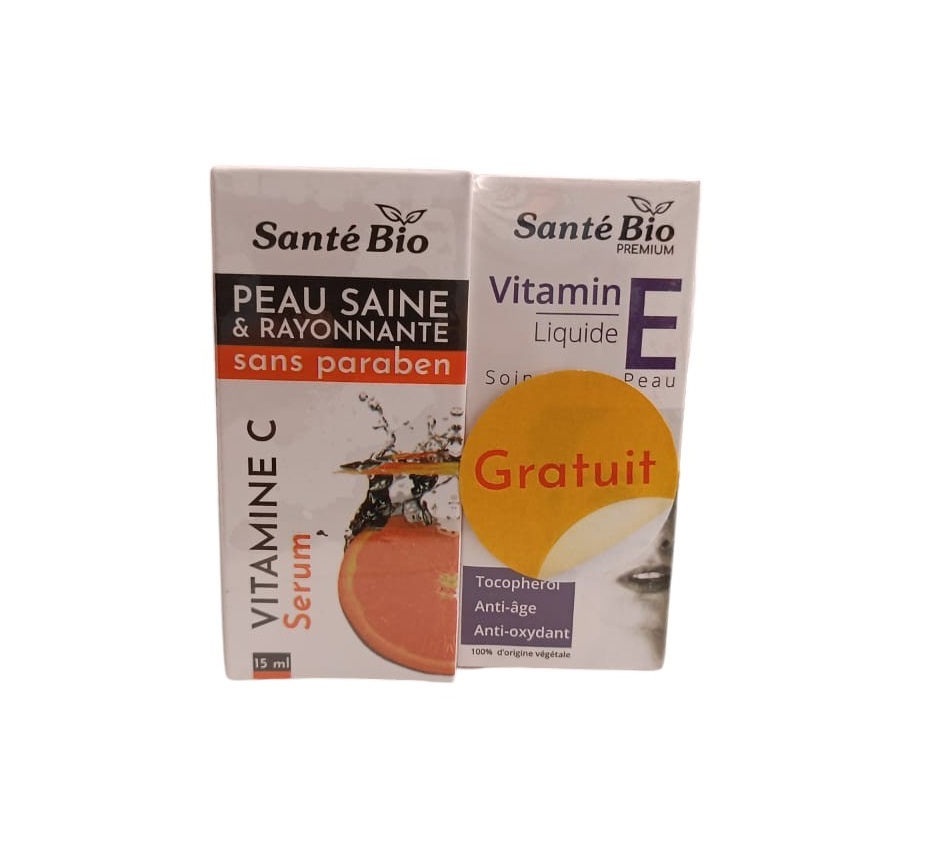 Santé Bio - Vitamine C + vitamine E pack
