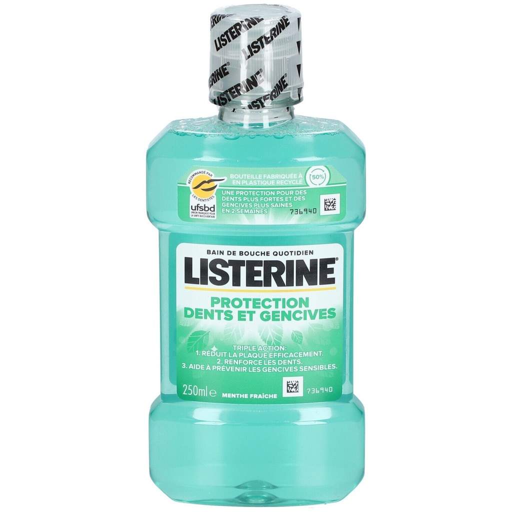 Listerine - Bain De Bouche Protection Dents Et Gencives 250ml