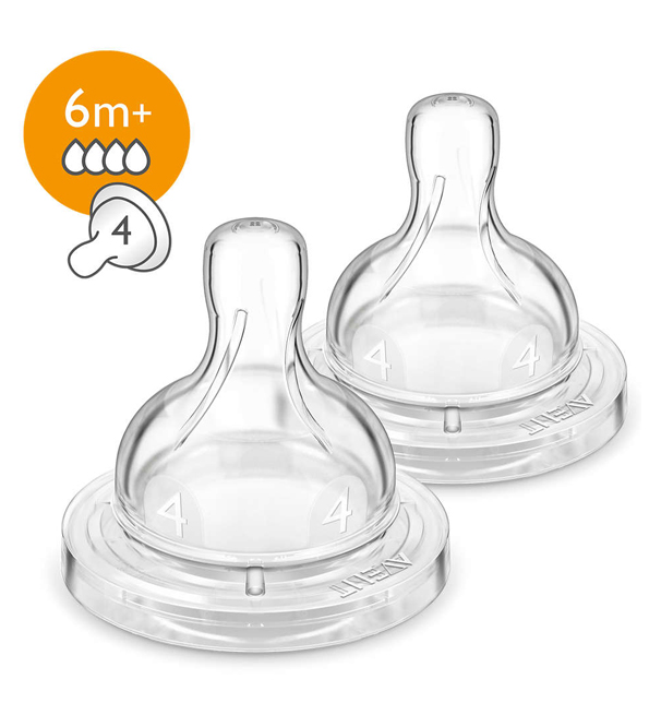 [SCF634/27] AVENT - Tétine Anti-Colic 6m+ (2Pc)