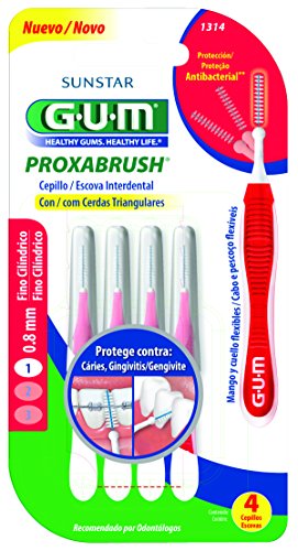 G.U.M - Brosses interdentaires Trav-Ler 0,8 mm 4 pièces