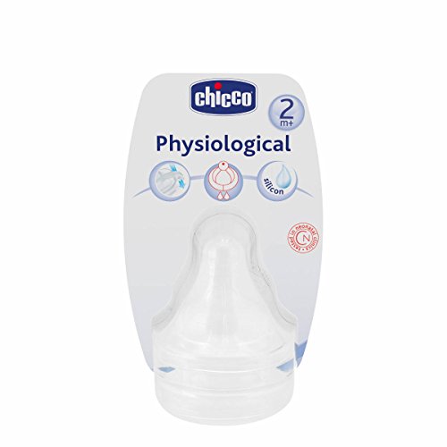 Chicco - Tétine en Silicone 2 mois+ (Pack de 2)