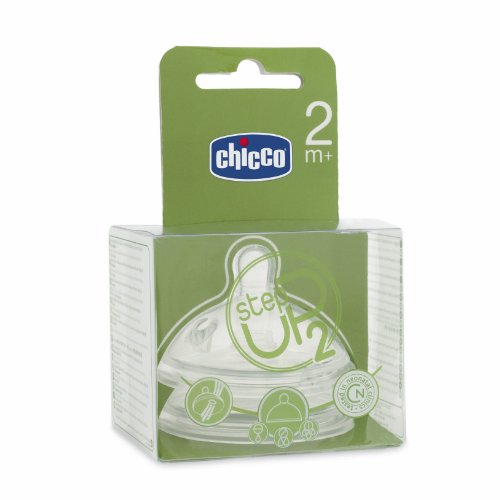 Chicco - Tétine Silicone 2m+ step up2 (2Pc)