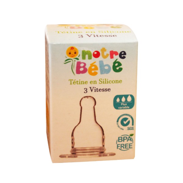 Notre Bebe - Tétine en Silicon 0m+
