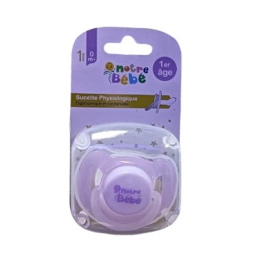 [BPC055H] Notre Bébé - Sucette physiologique 0m+