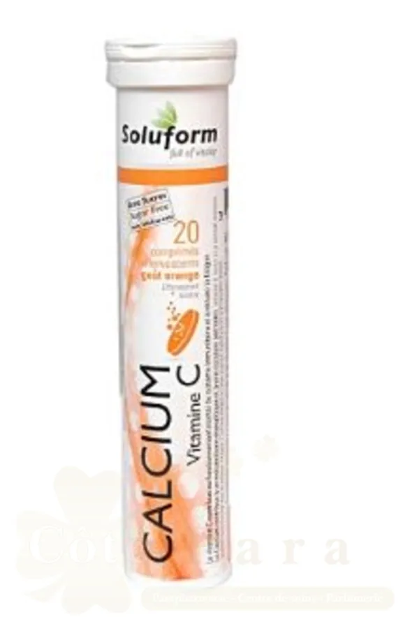 Soluform - Calcium vitamine c 20 comprimes