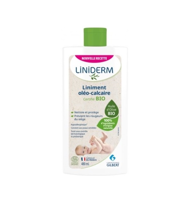 LiNiDERM - Liniment Oléo-Calcaire Bio 480ml