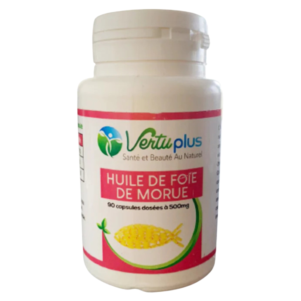 Vertuplus - Huile de foie de morue 90 capsules
