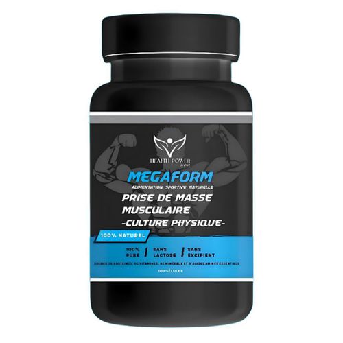 Health Power - Megaform prisse de masse 180 gélules