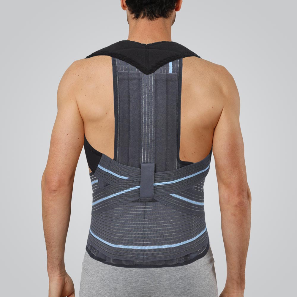 [AO-91AL] Aurafix - Ceinture dorsolombaire grise 26CM