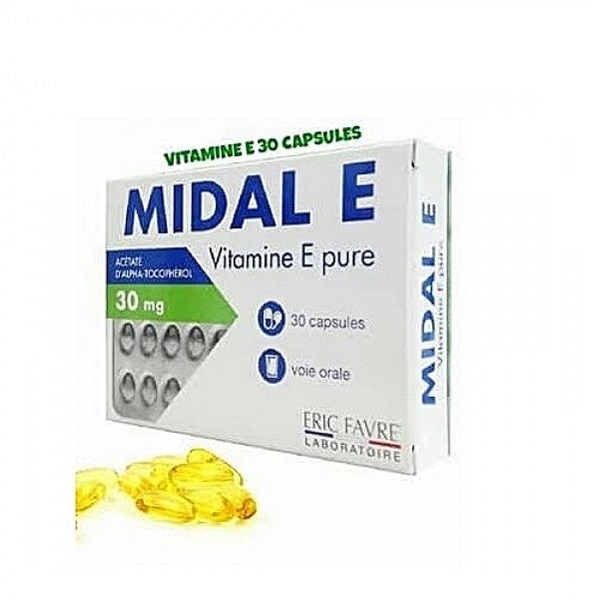 Midal E - Vitamine E pure 30 capsules