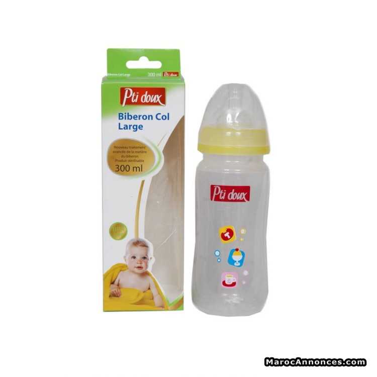 Pti Doux - Biberon col large 300ml